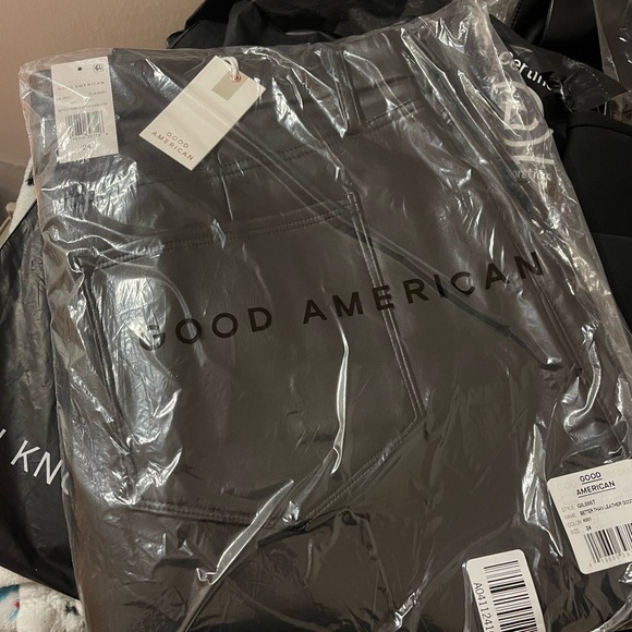 GOOD ICON FAUX LEATHER PANTS | BLACK001 - Picture 5 of 5